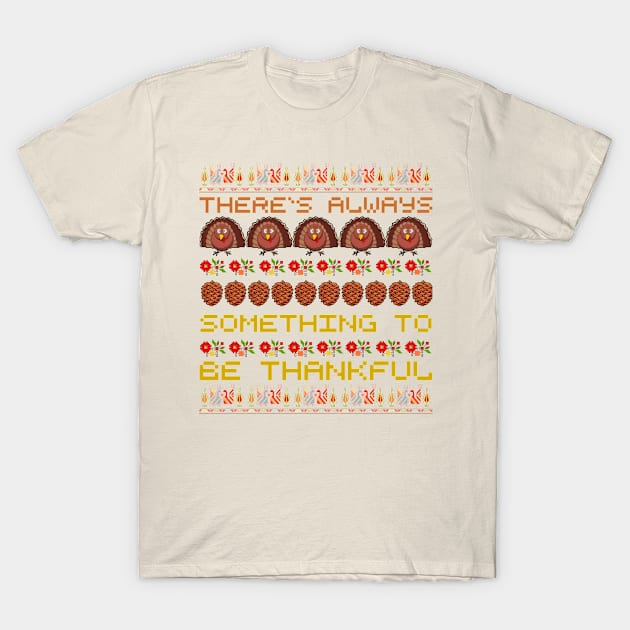 Thanksgiving Turkey pixel design T-Shirt by FlyingWhale369